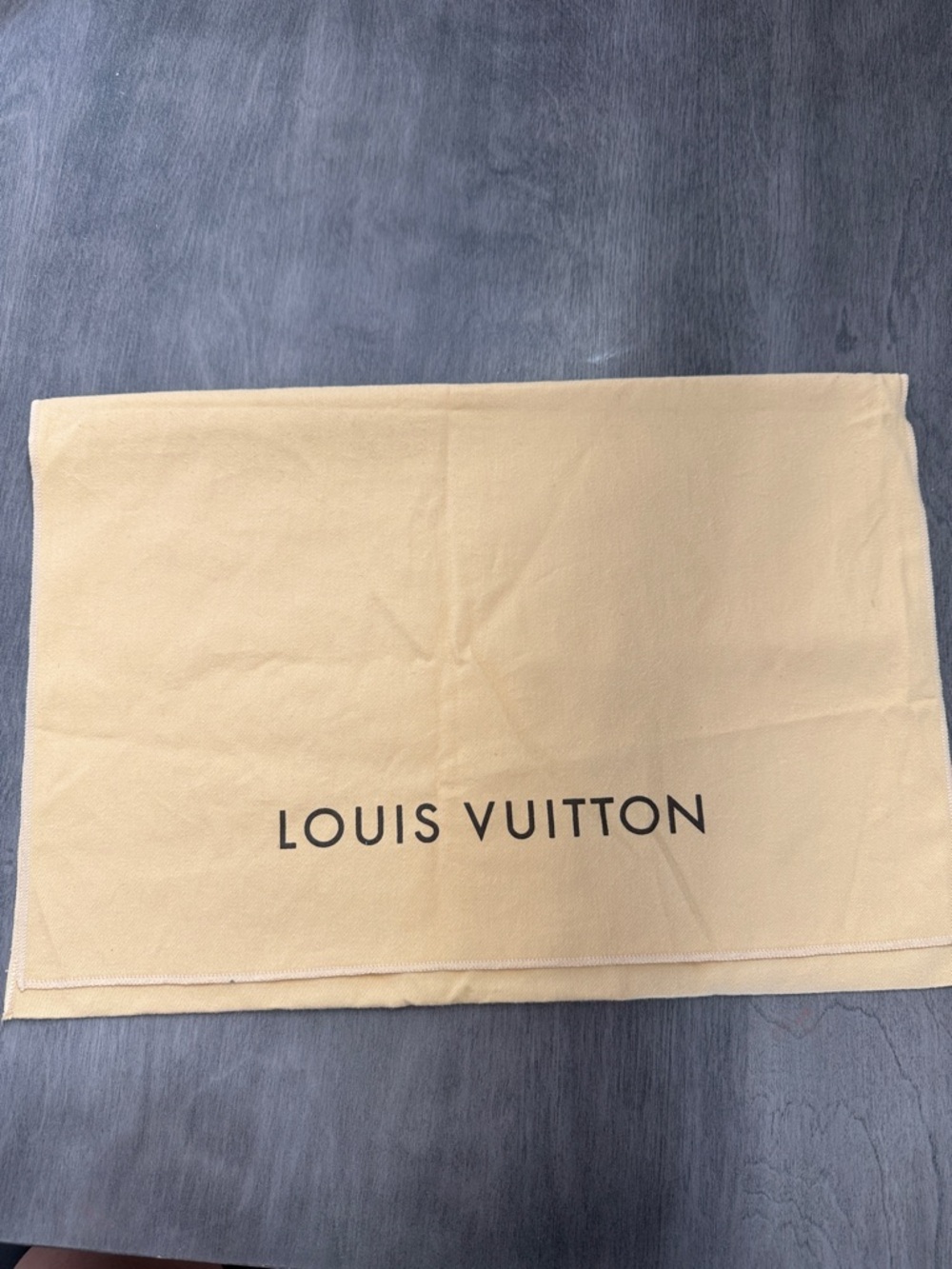 Louis Vuitton Yellow Logo Dust Cover